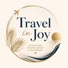 Логотип телеграм канала @travelinjoy — Travel in joy🗺 Разбиваем стереотипы✊🏼🌇