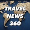Логотип телеграм канала @travelnews360 — TRAVEL NEWS 360