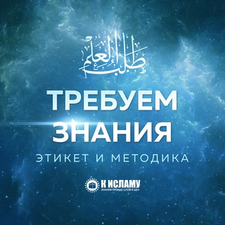 Telegram channel Требуем знания logo