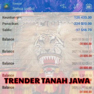 Logo saluran telegram trendertanahjawi — FREE SINYAL SEDULOR TRENDER INDONESIA