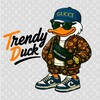 Логотип телеграм канала @trendyduck — TrendyDuck