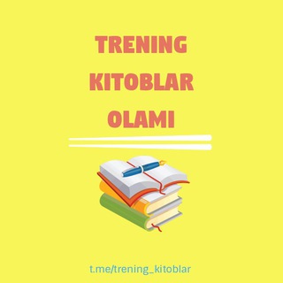 Telegram kanalining logotibi trening_kitoblar — TRENING KITOBLAR OLAMI