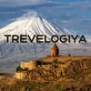 Логотип телеграм канала @trevelogiya — Авторские туры на Кавказ