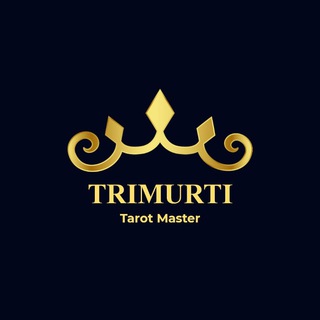 Логотип телеграм канала @trimurti_tarot — TRIMURTI 🔮