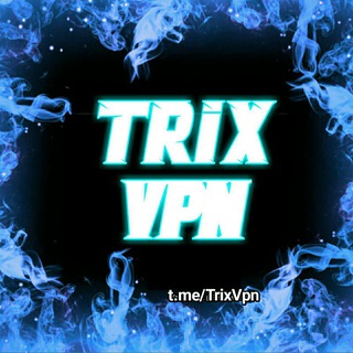 Логотип телеграм канала @trixvpn — 𝓣𝓻𝓲𝔁𝓿𝓹𝓷