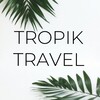 Логотип телеграм канала @tropiktravel — TROPIK TRAVEL