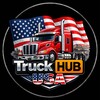 Логотип телеграм канала @truck_hub_usa — Truck Hub USA - Дальнобойщики США