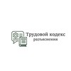 Логотип телеграм канала @trudkodeks — Трудовой кодекс (разъяснения)