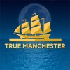 Логотип телеграм канала @truemanchester — • True Manchester | Манчестер Сити