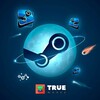 Логотип телеграм канала @truemoney_steam — TrueMoney (Выгодное пополнение STEAM)