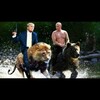 Telegram channel Trump and Putin logo