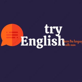 Telegram kanalining logotibi try_english — Try English