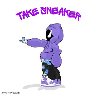 Логотип телеграм канала @tsnaker — TAKE.SNEAKER