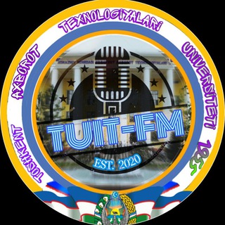 Логотип телеграм канала @tuitfm — TUIT-FM Radiosi
