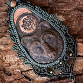 Логотип телеграм канала @tundra_bird_macrame — Tundra_Bird - Macrame and travel