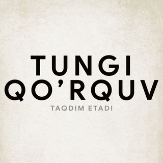 Telegram kanalining logotibi tungi_qorquv — Tungi Qo'rquv