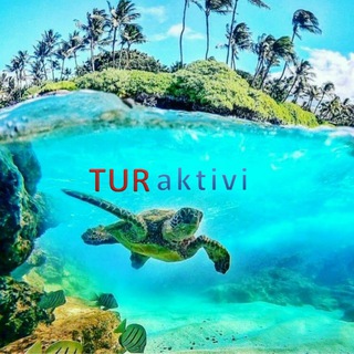 Логотип телеграм канала @turaktiv — Turaktivi 🌊🏂⛷