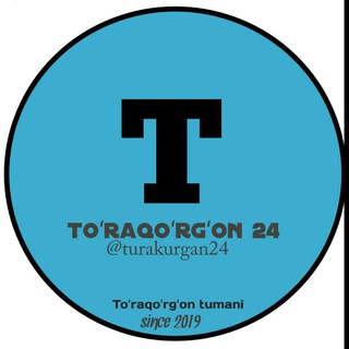 Telegram kanalining logotibi turakurgan24 — TO‘RAQO‘RG‘ON 24