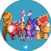 Логотип телеграм канала @turbozaurs — 🦕Турбозавры. Мультики для детей