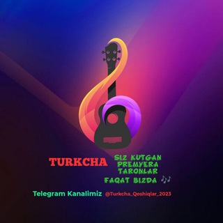 Telegram channel Turikcha qushiqlar 2023 logo