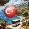 Логотип телеграм канала @turkeytravel_guide — Турция (turk-trip.ru) - туризм и отдых ( Стамбул , Анталья, Аланья )