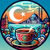 Логотип телеграм канала @turkishlingo — Турецкий Язык☕️