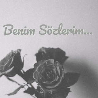 Telegram channel Benim sözlerim💔 logo