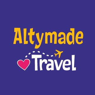 Логотип телеграм канала @turyizalmaty — AltymadeTRAVEL туристік компаниясы