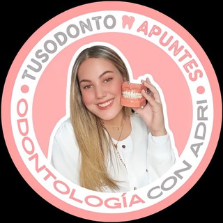 Logotipo del canal de telegramas tusodontoapuntes - 📑• Resúmenes Odontología🦷