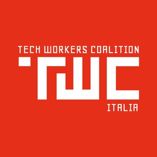 Logo del canale telegramma twcita - Tech Workers Coalition Italia 🗞