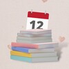Логотип телеграм канала @twelve_books — 12 книг за год