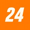 Логотип телеграм канала @twentyfoursecond — 24 секунды