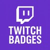Логотип телеграм канала @twitch_badge — ТВИЧ ЗНАЧКИ / TWITCH BADGES