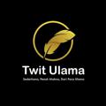 Logo saluran telegram twitulama — Twit Ulama