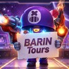Логотип телеграм канала @tyr_33 — BARIN Tours | Турниры по Brawl Stars
