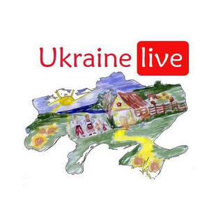 Логотип телеграм канала @u_live — Украина live