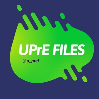 Логотип телеграм канала @u_pref — UPE ⭐️ Files