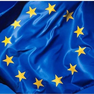 Логотип телеграм -каналу uah_euro — Украина ➡️ ЕС