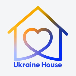 Логотип телеграм -каналу uahousecluj — Ukraine House. Український Дім Клуж-Напока