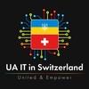 Логотип телеграм -каналу uaitinswitzerland — UA IT Community in Switzerland 🇺🇦🇨🇭