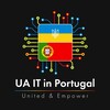 Логотип телеграм -каналу uaitportugal — UA IT Community in Portugal 🇺🇦🇵🇹