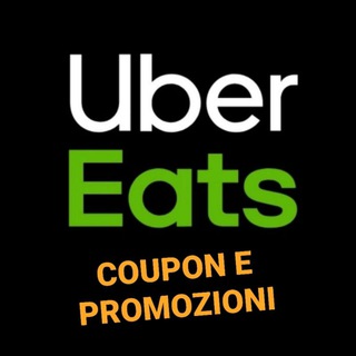 Logo del canale telegramma ubereats_italia - UBER EATS ITALIA COUPON