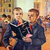 Логотип телеграм канала @uchebnik_ussr — УЧЕБНИКИ СССР | Советское ВРЕМЯ