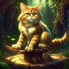 Логотип телеграм канала @uchenyi_kot — Кот Учёный | интересные факты / про животных / про природу / для детей