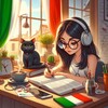 Логотип телеграм канала @uchimitaliano — uchimitaliano