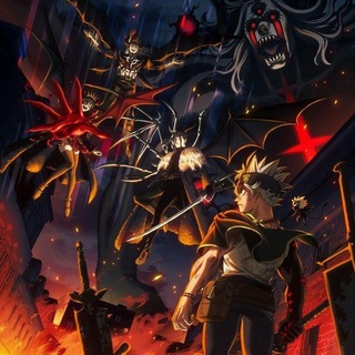 شعار قناة تلجرام uee_v — انمي بلاك كلوفر Black clover