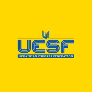 Logo saluran telegram uesf_ua — Федерація кіберспорту України
