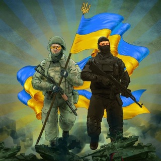 Логотип телеграм -каналу ukr_at_war — Україна понад усе!