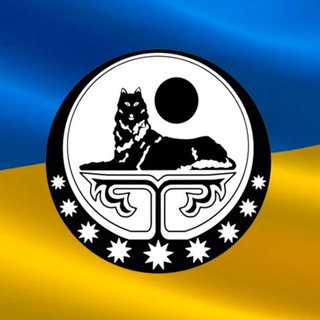 Логотип телеграм -каналу ukr_ch — Україна та Ічкерія