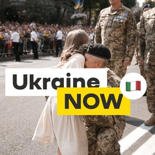 Логотип телеграм -каналу ukrainenowitalian — Ukraine NOW [Italian]